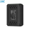 Cargador USB doble JJC para baterías Olympus BLS-1 BLS-5 BLS-50