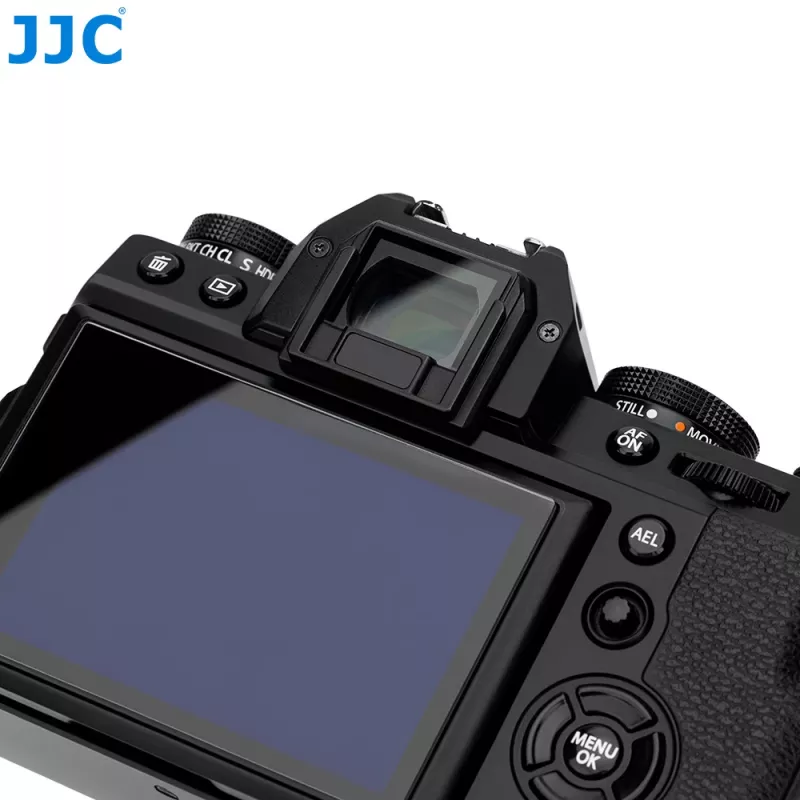 Protector de pantalla de cristal templado JJC para visor de Fujifilm X-T5, X-T4, X-T3 - dureza 9H, antirrayaduras, antihuellas