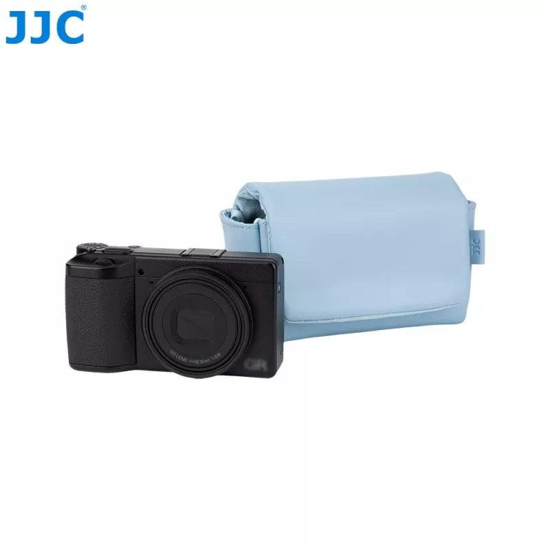 Funda de cámara de neopreno JJC CL-S azul para Ricoh GR III, Canon G7 X, Sony RX100