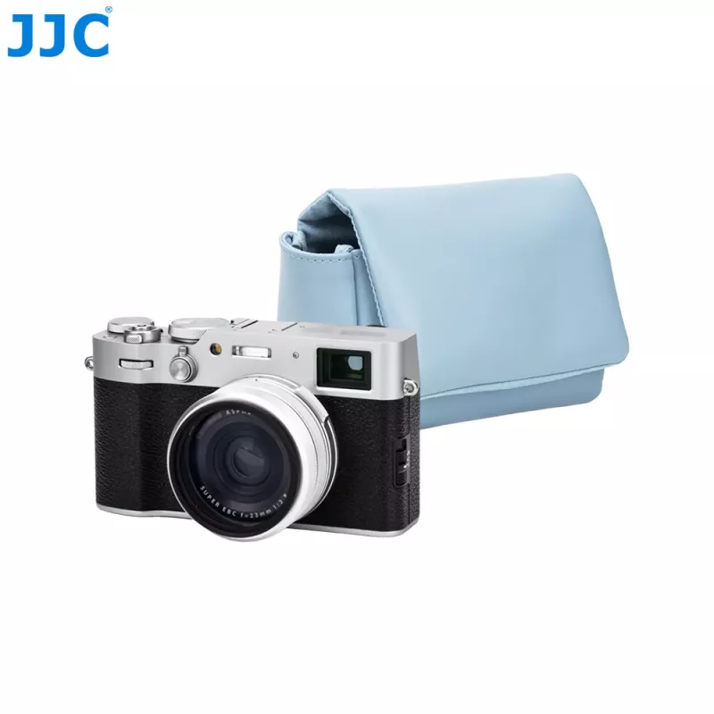 Funda media de cámara JJC CL-M azul para Fujifilm X100VI, X100V, X-E5, Canon V1
