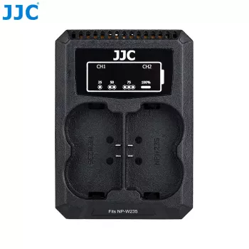 Cargador USB doble JJC para Fujifilm NP-W235