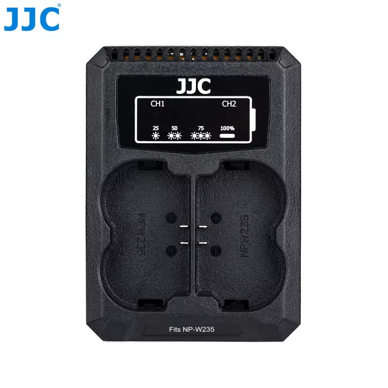 Cargador USB doble JJC para Fujifilm NP-W235