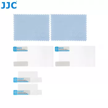 JJC 2x protector de pantalla LCD + protector de LCD superior para Canon 6D Mark II