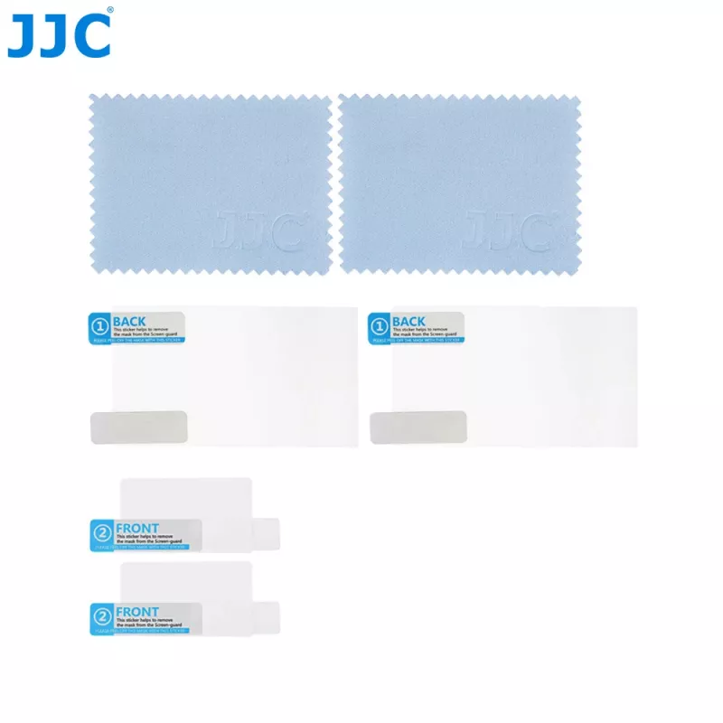 JJC 2x protector de pantalla LCD + protector de LCD superior para Canon 6D Mark II
