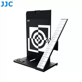 JJC tarjeta gris 2 en 1 + tabla de calibración de enfoque para ajuste de autofoco