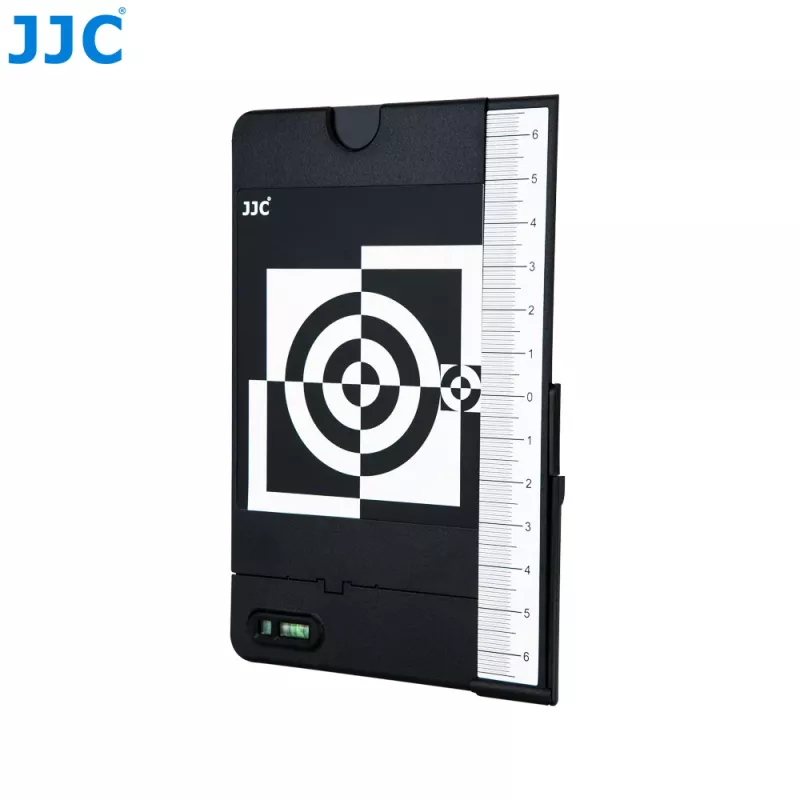 JJC tarjeta gris 2 en 1 + tabla de calibración de enfoque para ajuste de autofoco