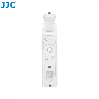 JJC TP-S1 empuñadura de disparo Bluetooth con mini trípode blanco, sustituto de Sony GP-VPT2BT