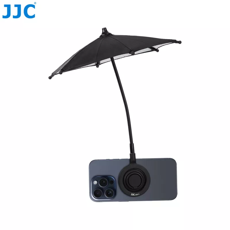 JJC SPU-1 Mini parasol, cubierta contra sol/lluvia con imán para smartphone