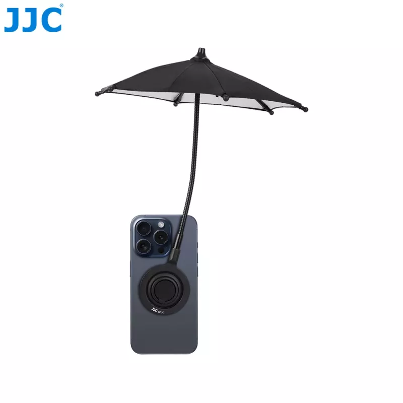 JJC SPU-1 Mini parasol, cubierta contra sol/lluvia con imán para smartphone