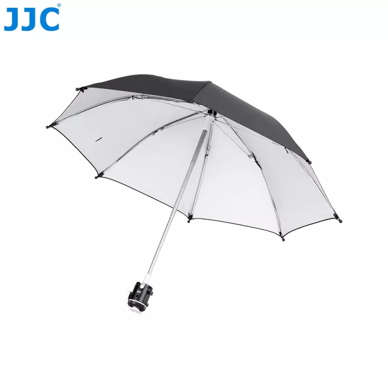 JJC CU-XLM2 paraguas para cámara con zapata en frío y rosca de 1/4 inch para DSLR, cámaras sin espejo y videocámaras