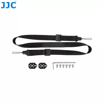 JJC NS-DST empuñadura de doble asa con correa de hombro para DJI RS 2 / RSC 2 / RS 3 / RS 3 Pro / RS 3 Mini