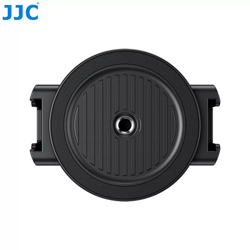 JJC MS-SPC1 soporte magnético negro para teléfono con rosca de 1/4 inch y 2 soportes de zapata en frío para iPhone MagSafe