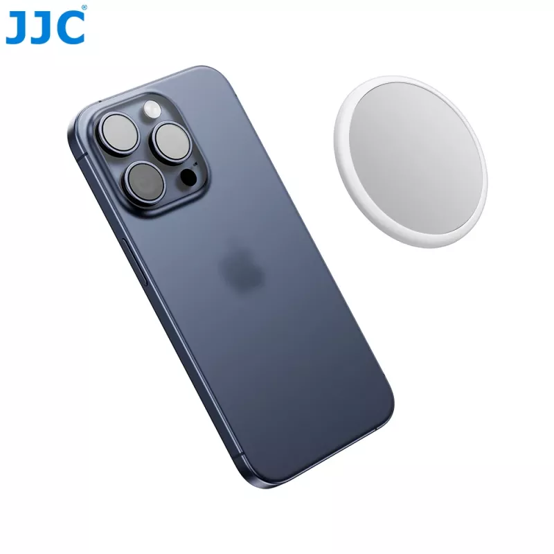 JJC MS-M2 espejo selfie vlog para smartphone, compatible con MagSafe, blanco