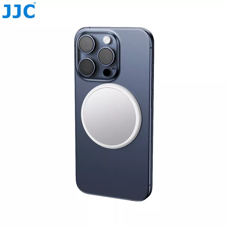 JJC MS-M2 espejo selfie vlog para smartphone, compatible con MagSafe, blanco