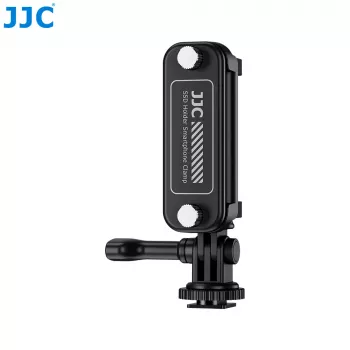 JJC SPC-S25 Soporte para trípode de 360° para smartphone, SSD y GoPro con rosca de 1/4 de pulgada y base Arca-Swiss