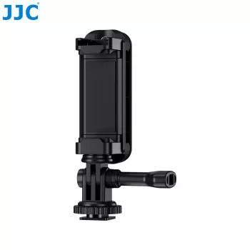 JJC SPC-S25 Soporte para trípode de 360° para smartphone, SSD y GoPro con rosca de 1/4 de pulgada y base Arca-Swiss