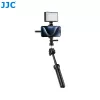 JJC SPC-S25 Soporte para trípode de 360° para smartphone, SSD y GoPro con rosca de 1/4 de pulgada y base Arca-Swiss