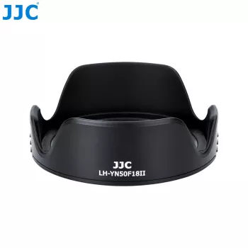 JJC LH-YN50F18II parasol de pétalos para objetivo Yongnuo YN 50mm f/1.8 II - negro