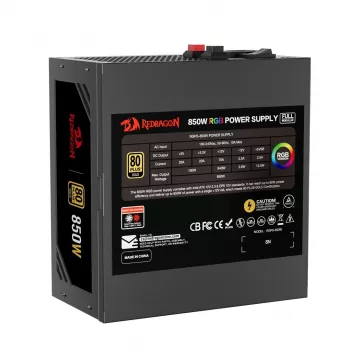 Redragon GC-PS007-1-V2 fuente de alimentación ATX no modular 850W 80 PLUS Bronze