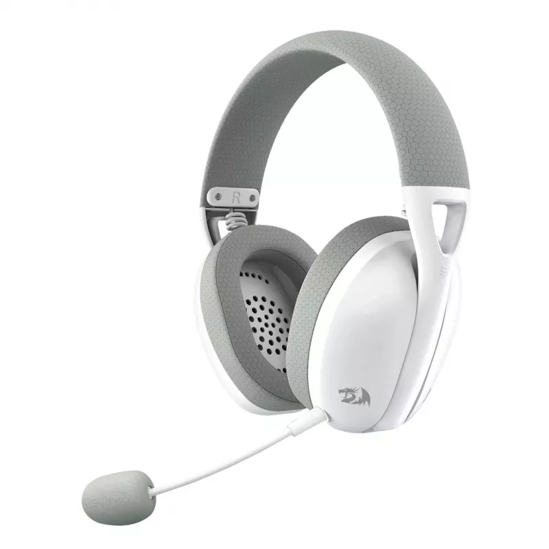 Redragon H848 IRE Pro blanco/gris auriculares gaming inalámbricos tri-modo