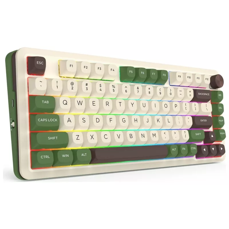 Redragon K681CGC-RGB-PRO Cyrus Teclado mecánico 65% tri-modo, hot-swappable, switches rojos, RGB, negro