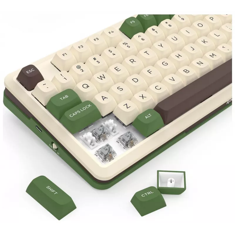 Redragon K681CGC-RGB-PRO Cyrus Teclado mecánico 65% tri-modo, hot-swappable, switches rojos, RGB, negro