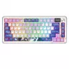 Redragon Flekact Pro K708AK-RGB-PRO Teclado mecánico gaming, tamaño completo, retroiluminación RGB, switches azules