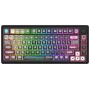 Redragon K732MC-RGB-PRO Uranus Pro 82 Teclado mecánico 75%, hot-swappable, RGB, USB-C, negro