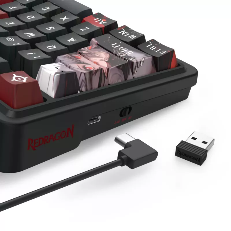 Redragon ARTEMIS PRO K719AK-RGB-PRO Teclado mecánico gaming 75% tri-modo