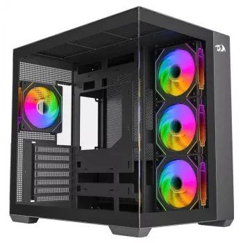 Redragon EVO ARGB GC-623-PRO Caja gaming semitorre, negra