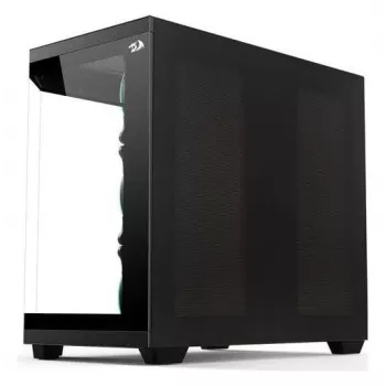 Redragon Vision ARGB GC-625-PRO Caja gaming semitorre, negra, cristal templado, 4 ventiladores ARGB de 120mm