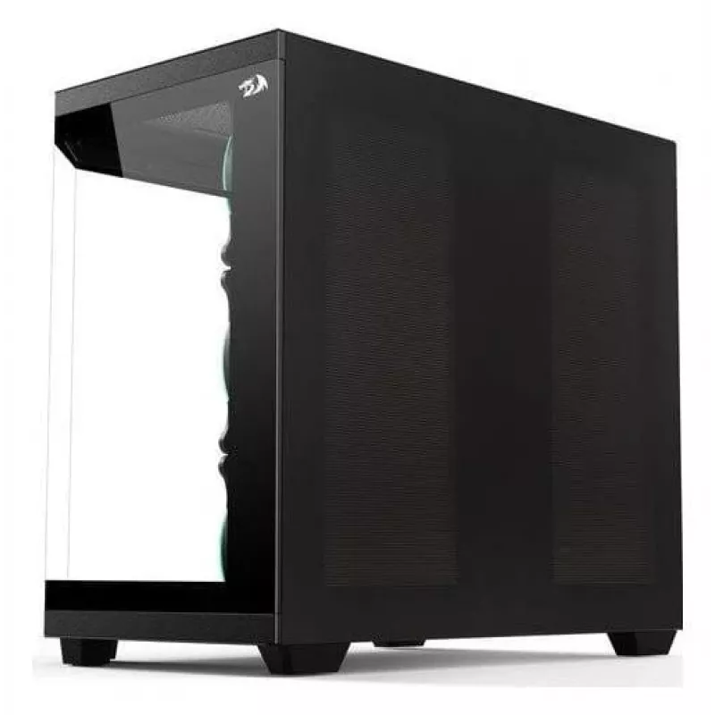 Redragon Vision ARGB GC-625-PRO Caja gaming semitorre, negra, cristal templado, 4 ventiladores ARGB de 120mm