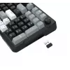 Redragon ARLOKKS QMK K742 Teclado mecánico 75% tri-modo, hot-swappable, gasket mount, RGB, negro