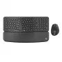 Redragon BS-7162 MAX Combo de teclado y ratón vertical inalámbricos, 2,4 GHz, negro