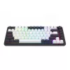 Redragon Ucal Magnetic K673WB-RGB-M Teclado mecánico gaming 75% tri-modo, blanco/negro