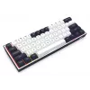 Redragon ALCOR QMK K717WB-RGB-PRO Teclado mecánico, diseño 75%, tri-modo, hot-swappable, blanco/negro