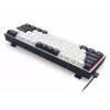 Redragon ALCOR QMK K717WB-RGB-PRO Teclado mecánico, diseño 75%, tri-modo, hot-swappable, blanco/negro