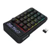 Redragon Cove K733-RGB-WL Teclado mecánico 60% tri-modo, hot-swappable, RGB, negro