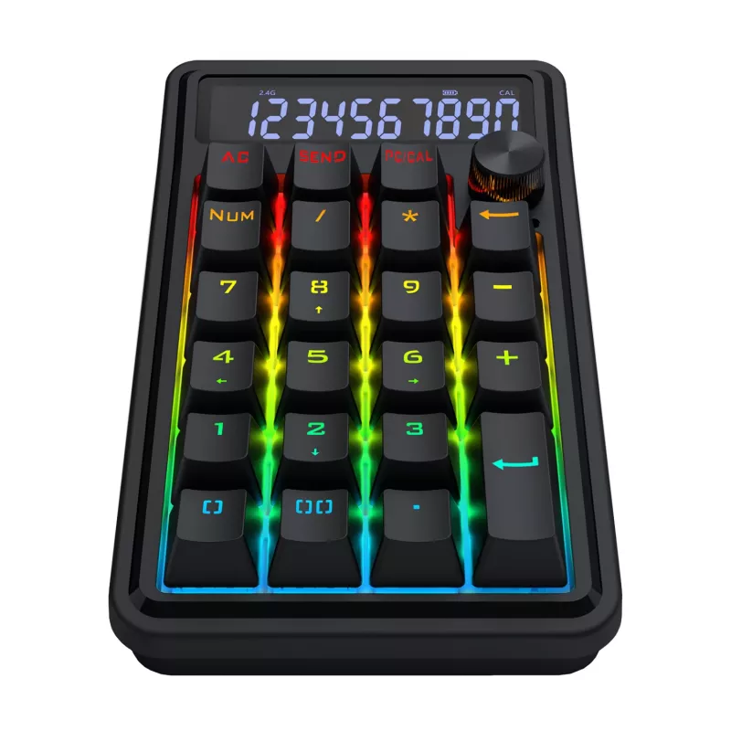 Redragon Cove K733-RGB-WL Teclado mecánico 60% tri-modo, hot-swappable, RGB, negro