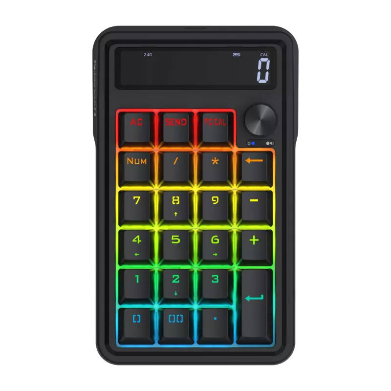 Redragon Cove K733-RGB-WL Teclado mecánico 60% tri-modo, hot-swappable, RGB, negro