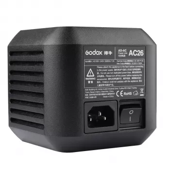 Godox AC26 adaptador de corriente para AD600 Pro