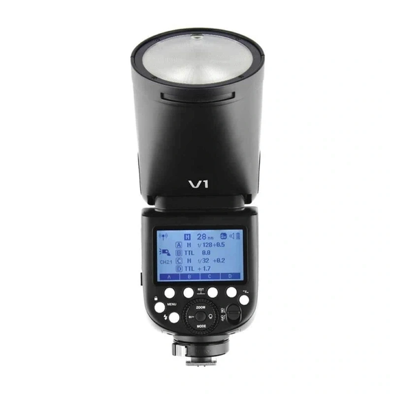 Godox V1-N flash de cabeza redonda para cámaras Nikon