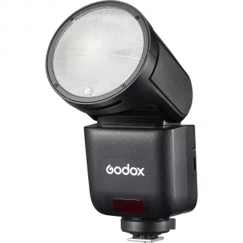 Godox V1 Mid F flash con cabezal redondo para cámaras Fujifilm