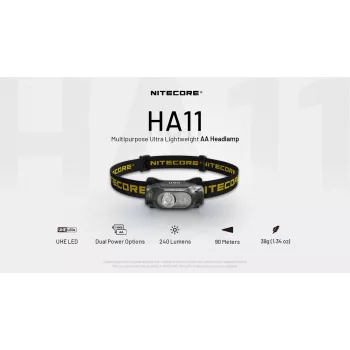 NITECORE HA11 linterna frontal 240 lúmenes 2024
