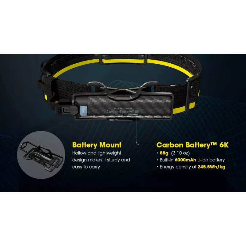 Nitecore Carbon Battery 6K Kit batería externa 6000 mAh