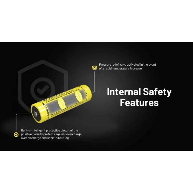 Nitecore NL2155HP batería de Li-ion 21700 5500mAh 3.6V Button Top Protected