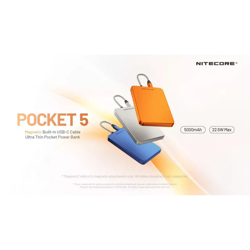 Nitecore Powerbank POCKET 5 azul