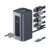 Baseus Nomos NU1 Air Spacemate estación de acoplamiento USB-C 12 en 1, 2x HDMI 4K@60Hz, 2x DP 4K@60Hz, 2x USB-C, 2x USB-A 5Gbps, 2x USB-A 2.0, RJ45 Gigabit Ethernet, gris