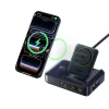 Baseus Nomos NH21 Qi2 160W estación de carga inalámbrica 5 en 1 con cable retráctil - negra
