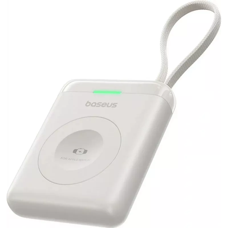 Baseus EnerFill FW11 batería externa de 5W para Apple Watch con cable integrado - blanco